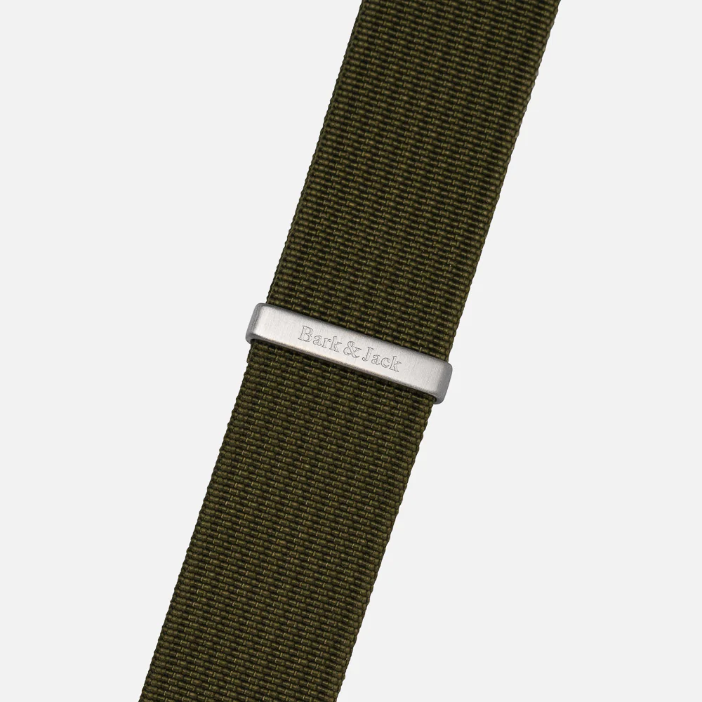 Army Green Ribbed Nylon (DS) - Image 3