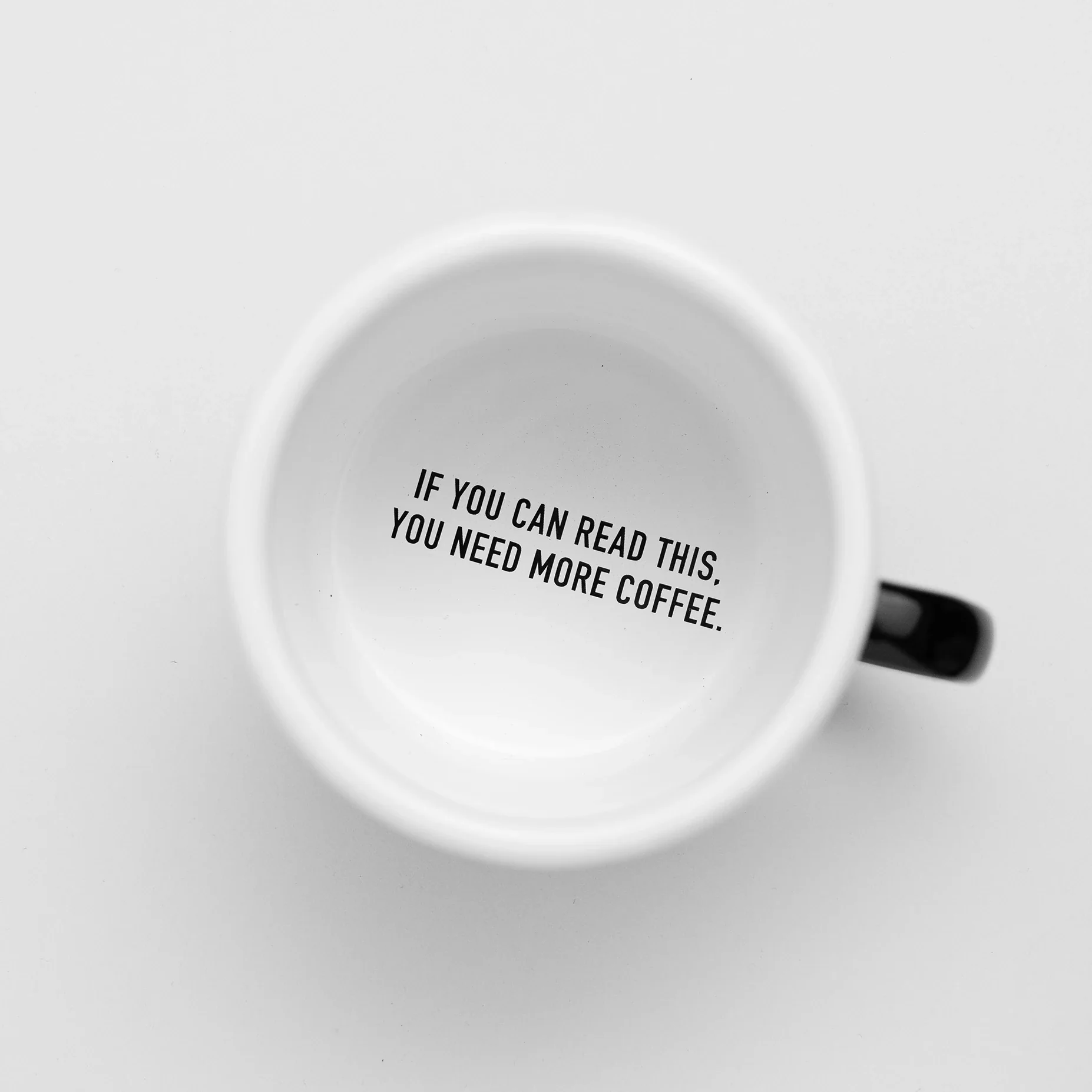 Black Enamel Coffee Mug - Image 3