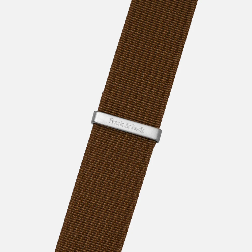 Earth Brown Ribbed Nylon (DS) - Image 3