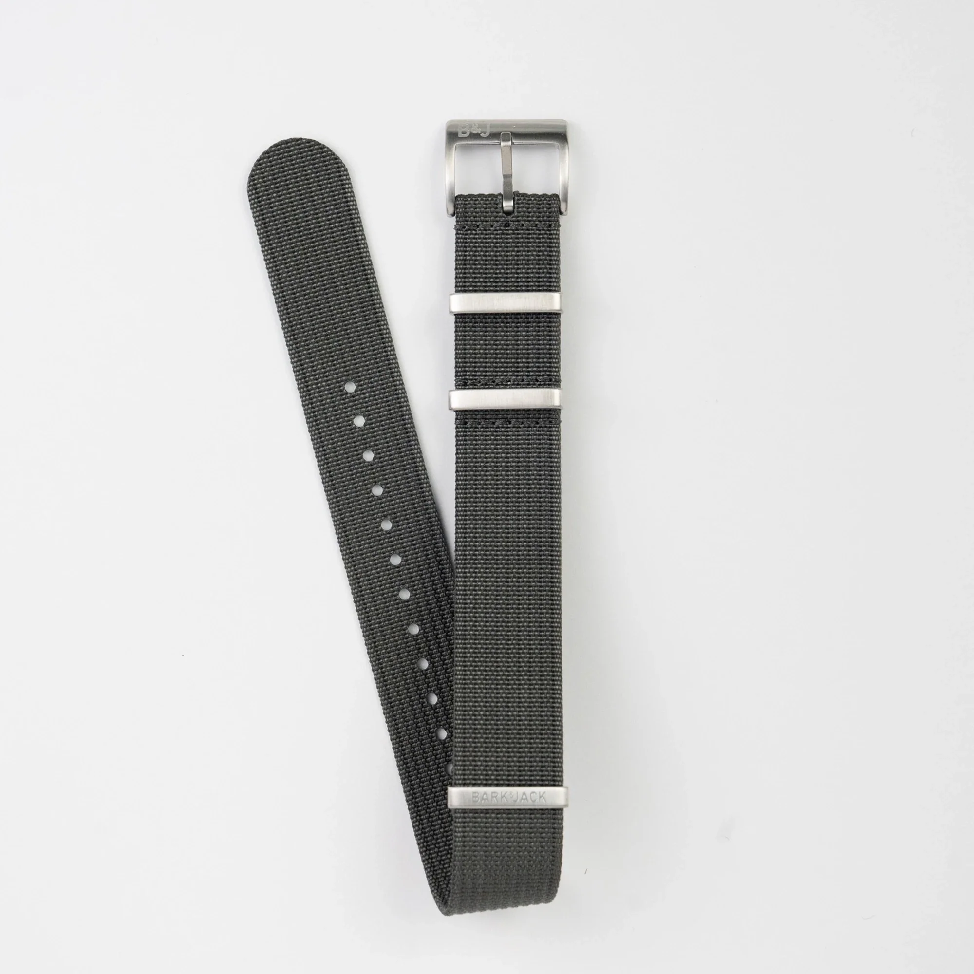 Slate Grey Ribbed Nylon (DS) - Image 3